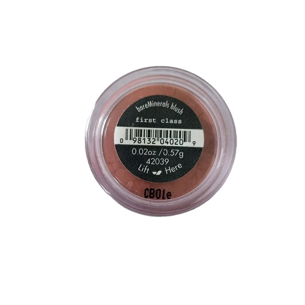 New Rare i.d. bareMinerals Blush FIRST CLASS 42039 loose powder .02 oz .57 g
